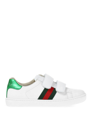 White Sneakers with logo Gucci Kids Vitkac Canada